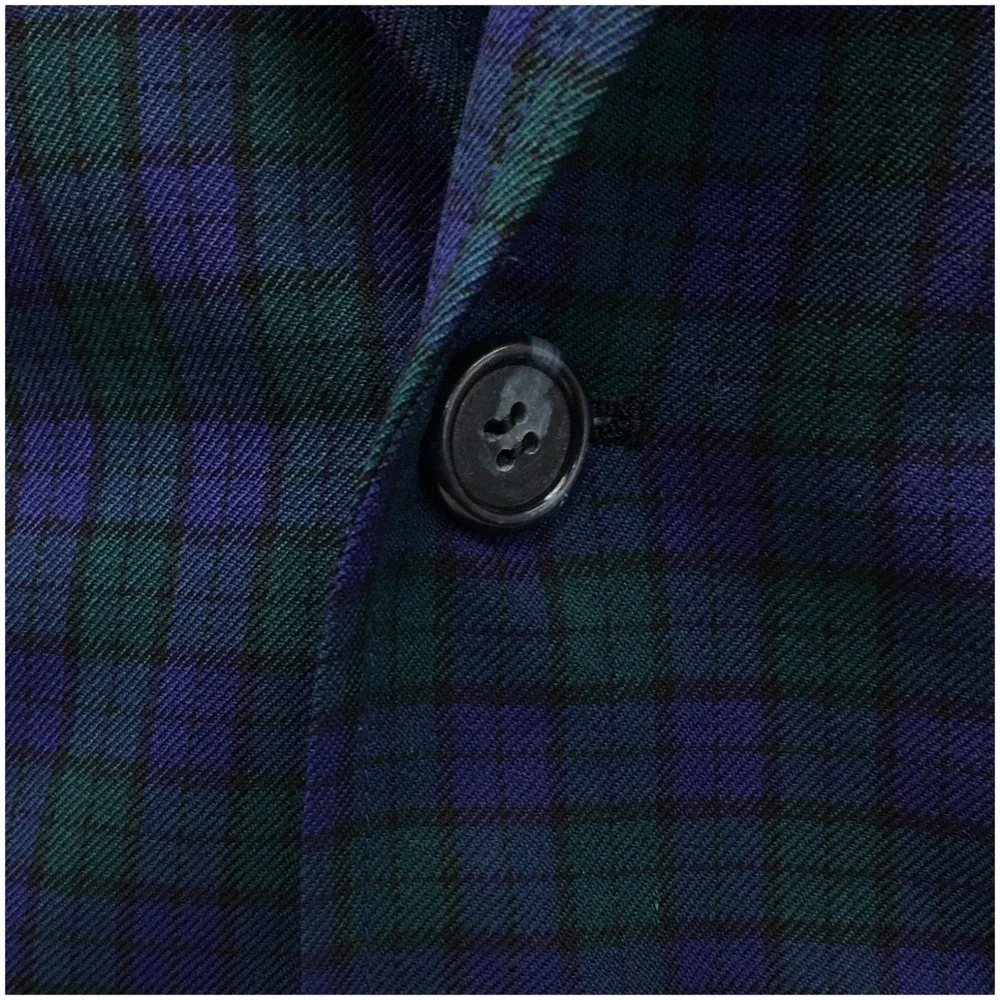 VINTAGE Mens Bespoke Blazer Sport Coat Casual‎ Jacket Size 44R Wool Suit USA